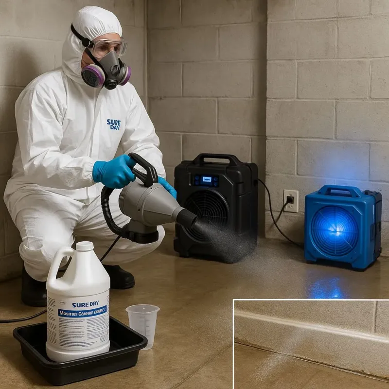 Sanitization and Odor Removal process in Yarmouth Port, MA